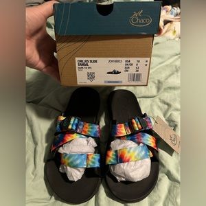 Chaco Chillos Slide Sandal - Tie Dye - Men’s 10